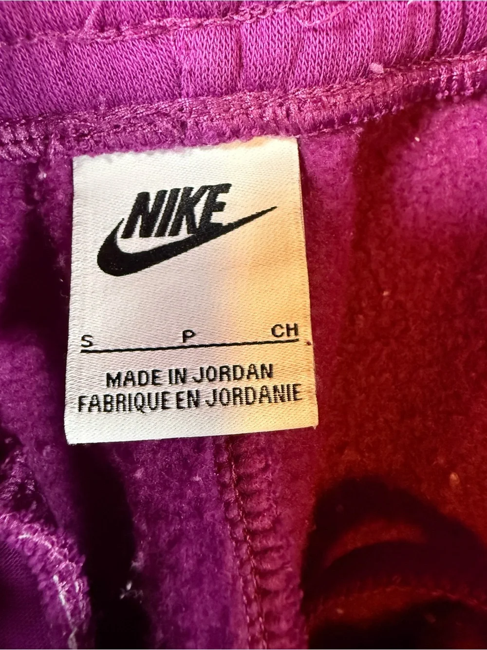Nike Sportswear Club Fleece Joggers Purple Women’s Small